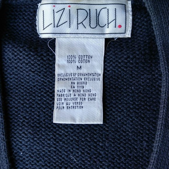 Lizy Ruch all Sports oversized Cardigan sizeM - Picture 5 of 5